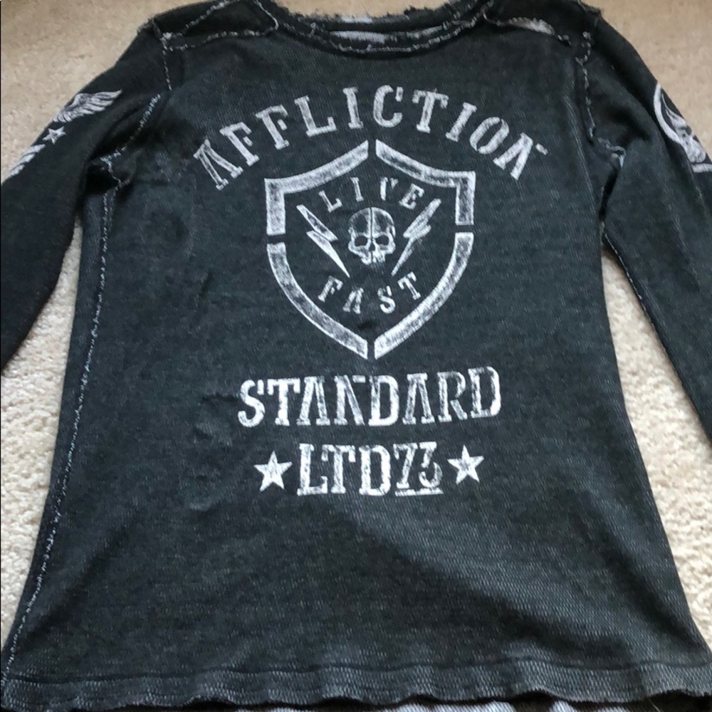Affliction live fast shirt